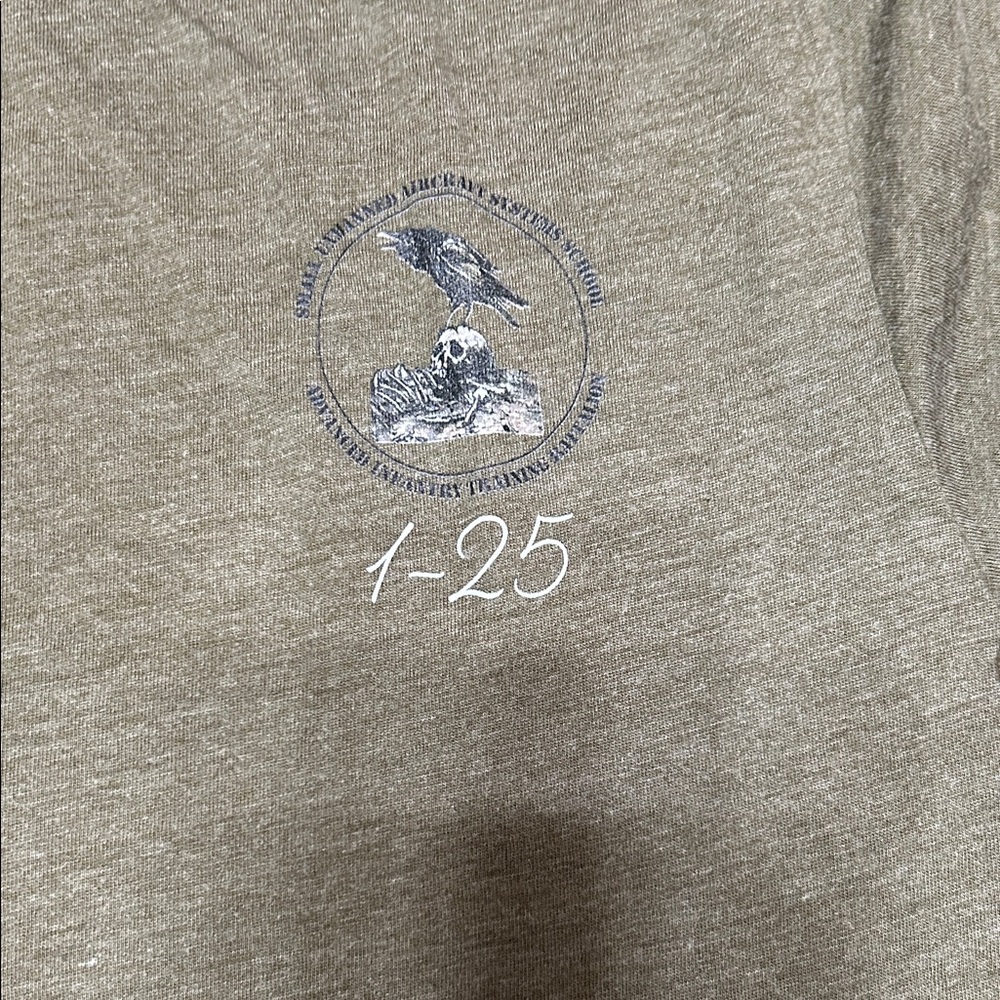 Recon Surveillance Olive Green Graphic Tee